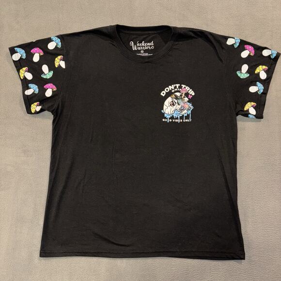 Weekend Warrior Men's XLarge Shirt Don't Trip Drip Good Vibes Only - Picture 2 of 7